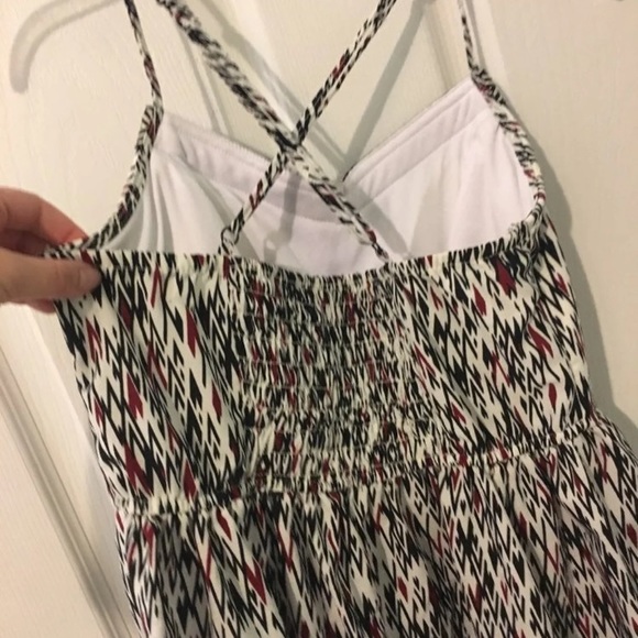 Maroon Aztec Print Dress - Picture 6 of 6